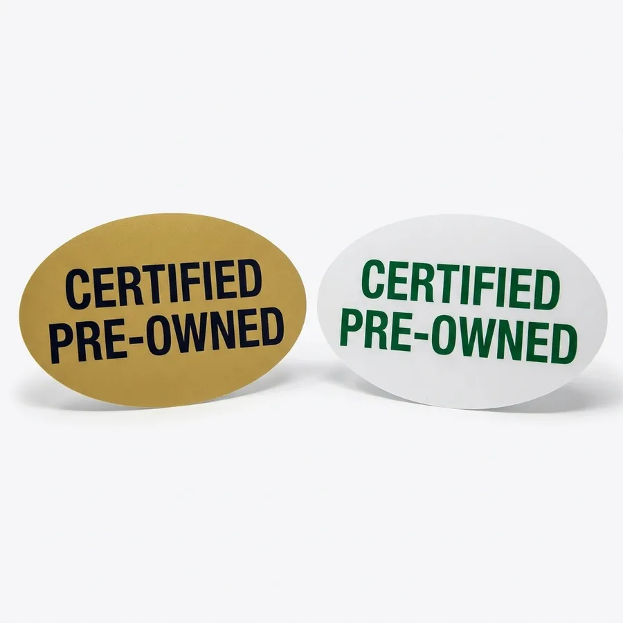 Certified Vehicle Ovals