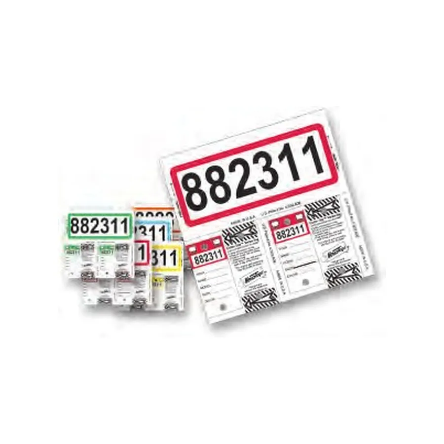 Consecu-Tags Numbered Sets