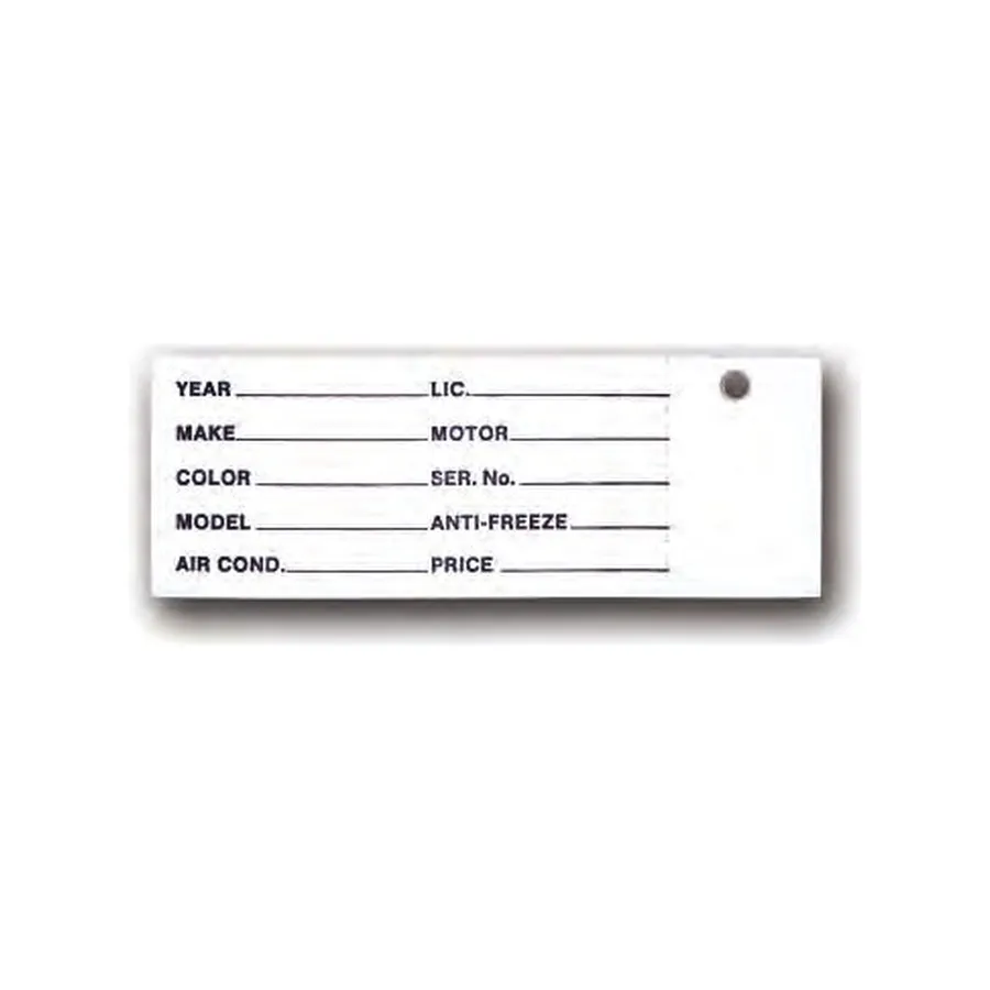 CT-5 Cardboard Tags