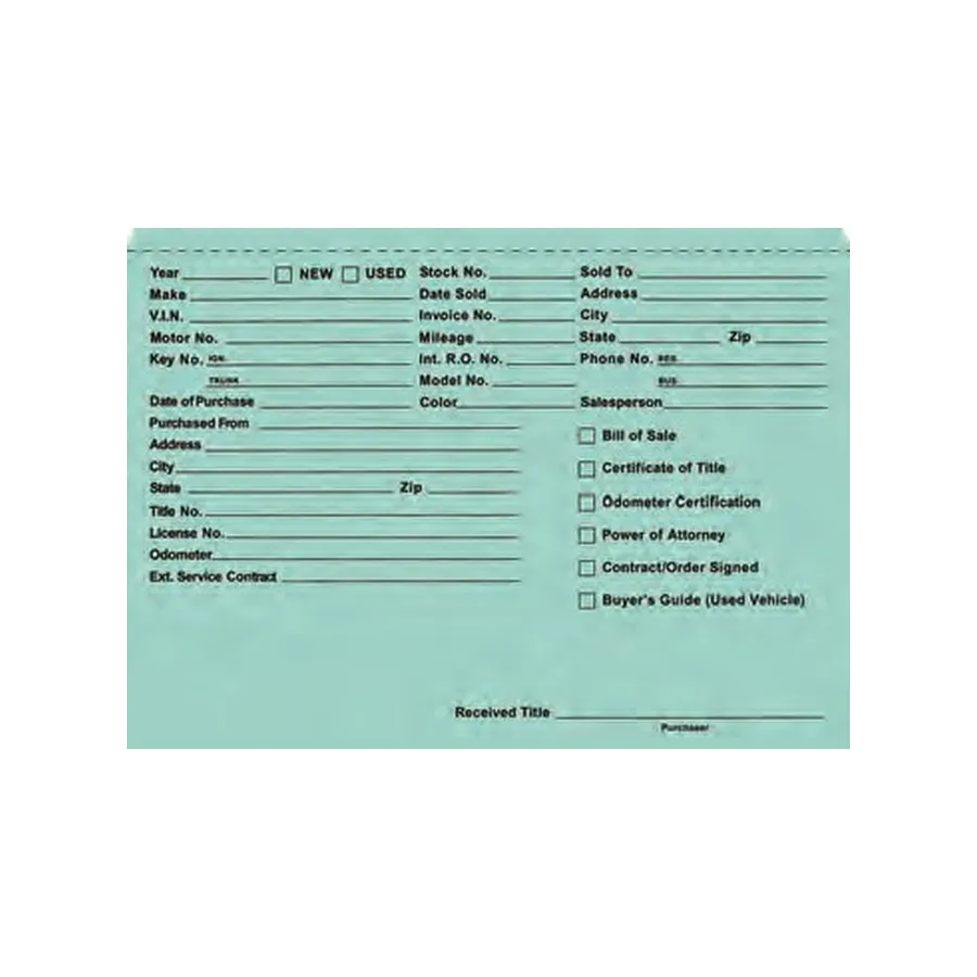Double-Sided Deal Folders