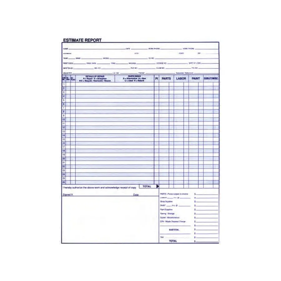 Repair Estimates
