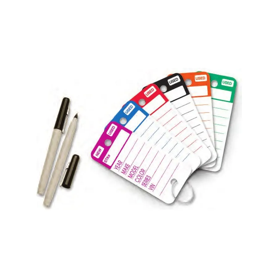 Top Stripe & Mixed-Color Key Tags