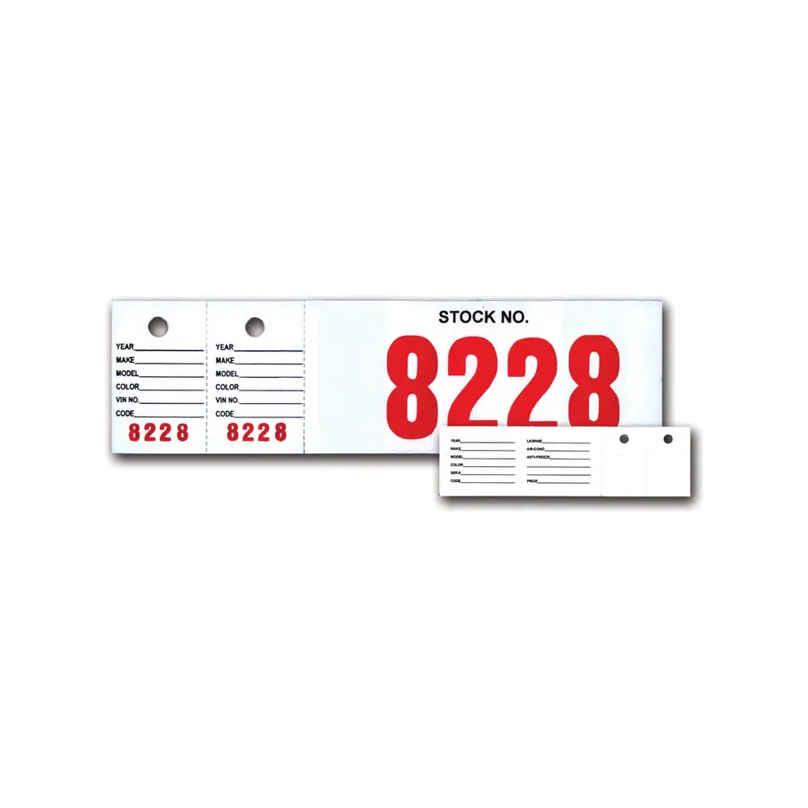 Vehicle Stock Numbers