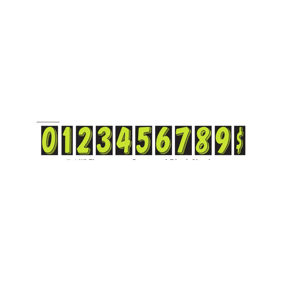 Vinyl Numbers & Number Kits