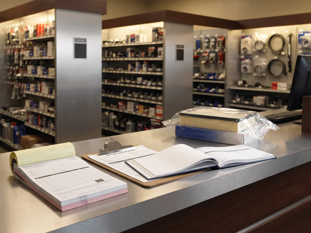 Parts Department Forms